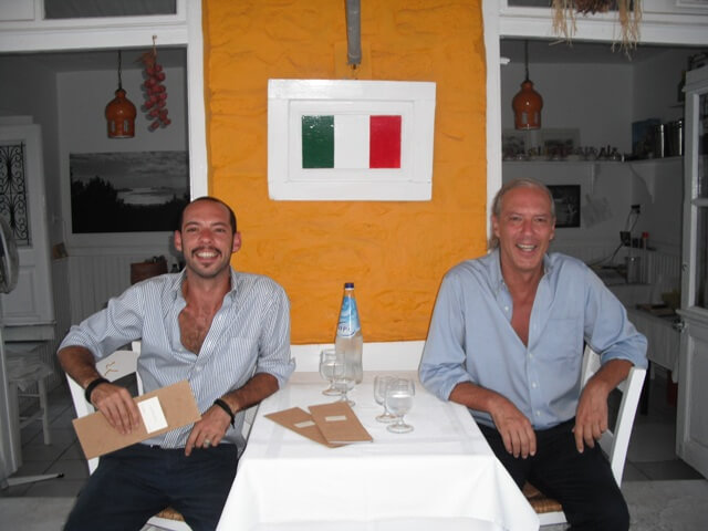 Pietro (left) and Frabrizio Carola